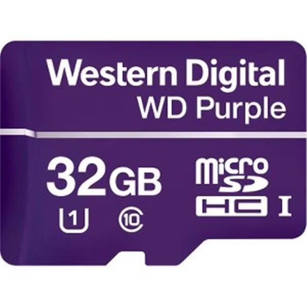 WD 32GB Surveillance Micro SD; Purple, Virtual, Mfr#: VI841794